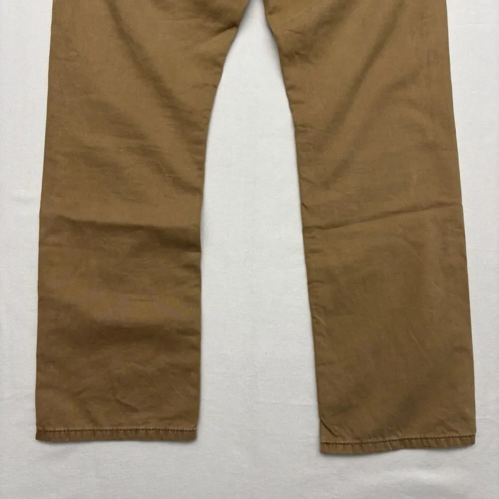 Levi’s 514 Straight Fit 32x30 Brown Stretch Jeans Mens Classic Mid Rise Casual